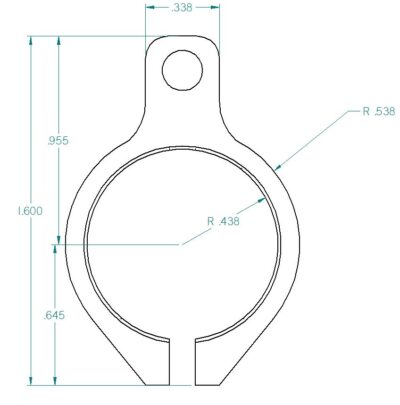 Wojtek Weaponry .875 Arkto Click Adjustable Gas Block - Image 2