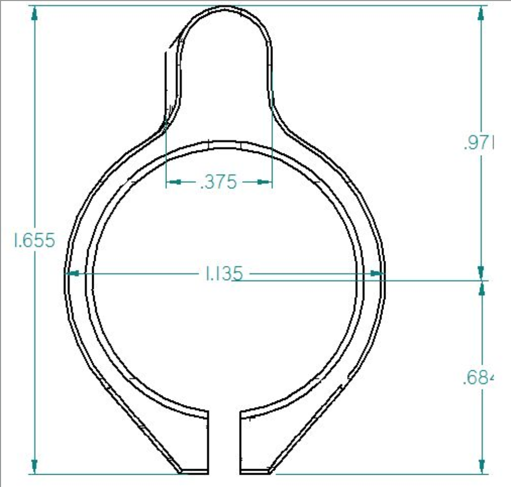 Wojtek Weaponry .936 Adjustable Low-Profile Clamp Gas Block - Image 2