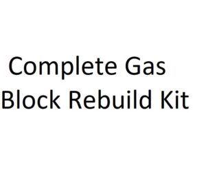 Complete Gas Block Rebuild Kit, Clamp or Set Screw