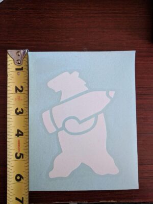 Wojtek the Soldier Bear 5" Decal!
