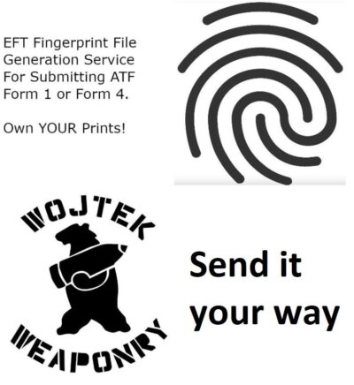 DIY ONE WAY ATF Fingerprint Kit for EFT File Generation