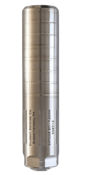 Diligent Defense Enticer-S, Titanium, Mill Finish