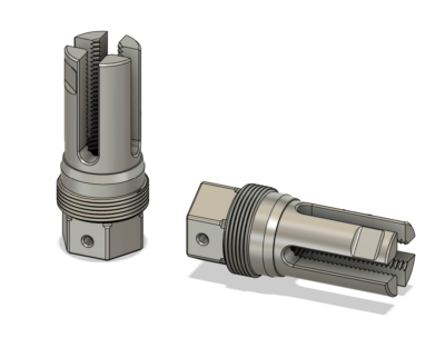 Comstock 4-Prong Flash Hider, 1/2-28 - Image 7
