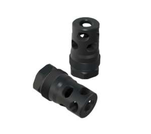 Compact Muzzle Brake (5/8-24) Plan-B Compatible Suppressor Mount