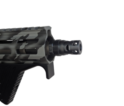 Compact Muzzle Brake (5/8-24) Plan-B Compatible Suppressor Mount - Image 2