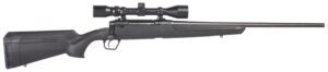 Savage Arms 57263 Axis XP Full Size 270 Win 4+1 22" Matte Black Sporter Barrel, Matte Black Carbon Steel Receiver Drilled & Tapped, Matte Black Fixed Synthetic Stock, Weaver 3-9x40mm Scope, Right Hand