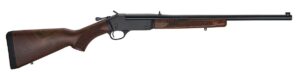 HENRY SINGLE SHOT RIFLE RIS 360 BUCKHAMMER 22 IN BBL BLUE/WALNUT