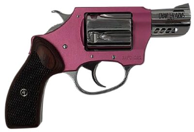 CHARTER ARMS COYOTE HGR 380 AUTO 2IN PORTED HI-POLISHED BBL FS LAVENDER   5RD WD GRIPS 2 MOON CLIPS