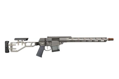 Q MINI FIX 6 ARC RIB 16IN BBL 1:7 TWIST GRAY ACCENTS FOLDING ADJ STOCK 10RD MAG
