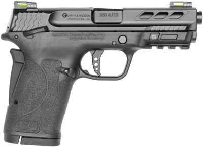 Smith & Wesson 12717 Performance Center M&P Shield EZ M2.0 380 ACP 3.80" 8+1 Black Black Armornite Stainless Steel Slide Black Polymer Grip