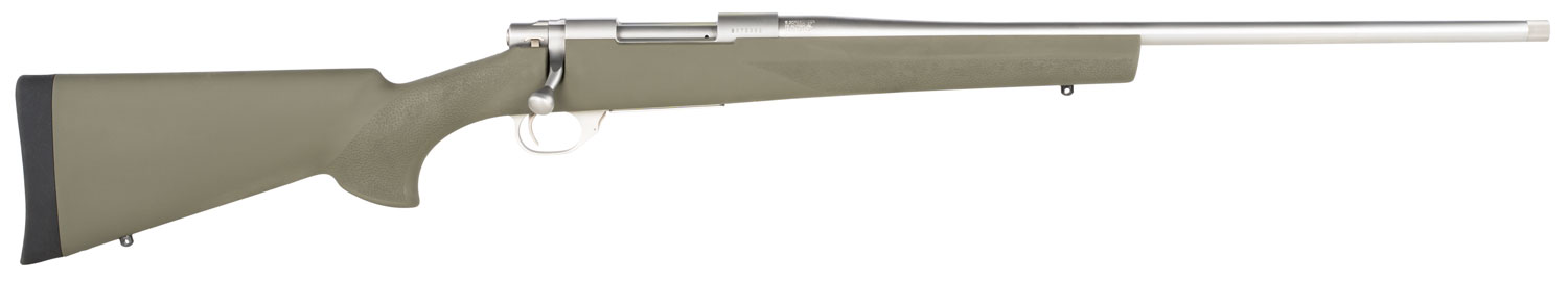 Howa HGR73113 M1500 Hogue Full Size 308 Win 5+1 22" Stainless Steel Threaded Barrel, Drilled & Tapped Stainless Steel Receiver, Hogue OverMolded OD Green Synthetic Stock, Right Hand