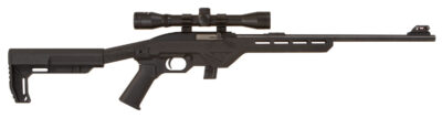 Citadel CIT22LRBMM Trakr  Full Size 22 LR 10+1 18" Blued Steel Barrel, Black Steel Receiver, Black Synthetic Stock, Nikko Stirling Mountmaster