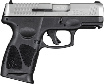 Taurus 1G3C9392X10 G3C  Compact Frame 9mm Luger 10+1 3.26" Matte Stainless Steel Barrel, Matte Serrated Stainless Steel Slide, Black Polymer Frame w/Picatinny Rail, Black Polymer Grip, Right Hand