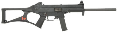 HK 81000092 USC  45 ACP 10+1 Black Target Barrel, Black Polymer Receiver, Skeletonized Black Synthetic Stock, Right Hand