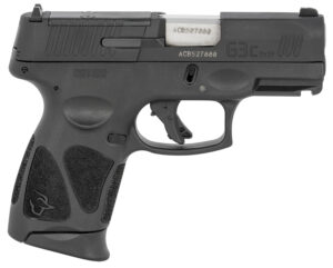 Taurus 1G3CP931 G3C  9mm Luger 12+1 3.26" Matte Stainless Steel Barrel, Matte Black Tenifer Optic Cut/Serrated Slide, Black Polymer Frame w/Picatinny Rail, Black Polymer Grips