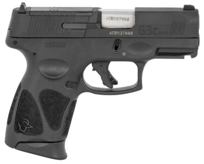 Taurus 1G3CP931 G3C  9mm Luger 12+1 3.26" Matte Stainless Steel Barrel, Matte Black Tenifer Optic Cut/Serrated Slide, Black Polymer Frame w/Picatinny Rail, Black Polymer Grips