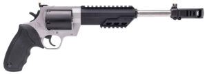 Taurus 2460105RH Raging Hunter  460 S&W Mag 5rd 10.50" Matte Black Oxide Barrel & Cylinder Matte Stainless Steel Frame Black Rubber with Integrated Cushion Insert Grip