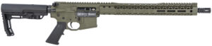 Black Rain BRO-20110401 Billet  5.56x45mm NATO 16" 30+1 OD Green Cerakote Black 6 Position MFT Minimalist Stock Black MFT Grip Right Hand