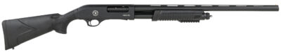 Silver Eagle Arms SMSYN1224 MAG 35  12 Gauge Pump 3.50" 4+1 24" Black Vent Rib Barrel, Black Steel Receiver, Fixed Black Synthetic Stock, Right Hand