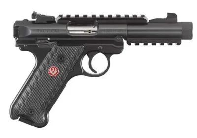 RUGER MRK IV TAC 22LR 4.4" BLUED BLK GRP ADJ SGHT 10RD - Image 2