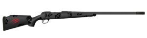 Fierce Firearms FCTRG65PRC24BBO CT Rage  6.5 PRC Caliber with 3+1 Capacity, 24" Carbon Fiber Barrel, Black Cerakote Metal Finish & Blackout Camo Fixed Fierce Tech C3 Stock, Right Hand (Full Size)