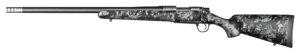 Christensen Arms 8010618000 Ridgeline FFT 308 Win 4+1 20" Carbon Fiber/Threaded Barrel, Stainless Steel, Black with Gray Accents Stock, Left Hand