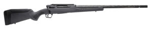 Savage Arms 57903 Impulse Mountain Hunter 300 PRC 3+1 24" Carbon Fiber Threaded Barrel, Black Aluminum Receiver w/Picatinny Rail, Gray AccuStock Synthetic Stock, Ambidextrous