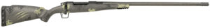 Fierce Firearms ROG300WIN24BF Carbon Rogue  Full Size 300 Win 3+1 24" Carbon Fiber Hand Lapped/Match Grade Threaded Barrel, Black Cerakote Steel Receiver, Forest Camo Fierce Rogue Carbon Fiber Stock
