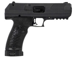Hi-Point JXP10NTB JXP  10mm Auto 10+1 4.50" Black Steel Barrel, Black Powder Coated YC9 Styled/Serrated Steel Slide, Black Polymer Frame w/Picatinny Rail, Black Textured Polymer Grip