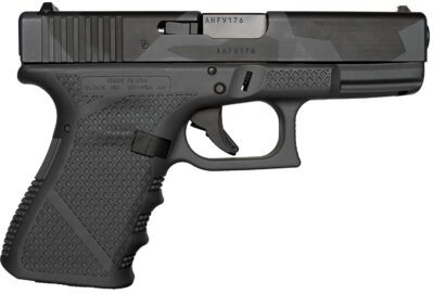 Weapon Works  G19 Gen3 Compact Frame 9mm Luger 15+1 4.02" Black Steel Barrel, Urban Dazzle Grey w/Mesh Stippling Serrated Steel Slide & Polymer Frame w/Picatinny Rail, USA Made