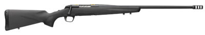 Browning C35602297 X-Bolt Pro Full Size 300 PRC 3+1 26" Matte Blued Fluted Sporter SR Barrel, Blued Drilled & Tapped/X-Lock Mount Steel Receiver, Black Fixed Synthetic Stock
