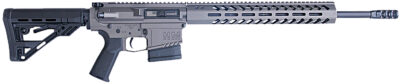 HM Defense HM10243 Titan  243 Win 10+1 20" Black Cerakote Match Grade Barrel, Tungsten Gray Cerakote 14" Picatinny Rail Aluminum Receiver, Black Synthetic Mil-Spec HM Stock, Black Polymer Grip