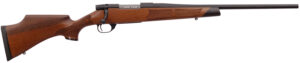Weatherby VWR223RR0T Vanguard Camilla Compact 223 Win 5+1 20" Matte Blued #1 Threaded Barrel, Matte Blued Drilled & Tapped Steel Receiver, Grade A Turkish Walnut Monte Carlo Wood Stock
