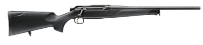 Sauer 80117630 505 XT Full Size 308 Win 3+1 22" Titanium Gray Threaded Barrel, Saddle Mount Steel Receiver, Black Fixed Synthetic Stock