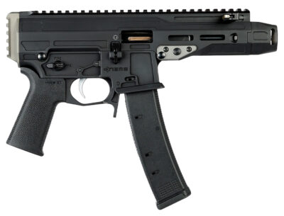 Nemo Arms MNG9MMC Mongoose  9mm Luger 35+1 5.80" Black Barrel & Receiver w/Picatinny Rail, Black Grip, Ambidextrous