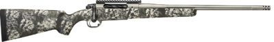 Springfield Armory BAB924300PRCY 2020 Boundary  300 PRC 24" Rogue Camo Fluted Barrel Tactical Gray Cerakote Model 2020 Stainless Steel Receiver Carbon Fiber w/ M-LOK