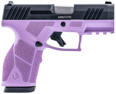 Taurus 1-GX2931LP GX2  9mm 13+1 3.37" Matte Stainless Steel Barrel, Matte Black Serrated Stainless Steel Slide, Light Purple Polymer Frame w/Picatinny Rail, Polymer Grip