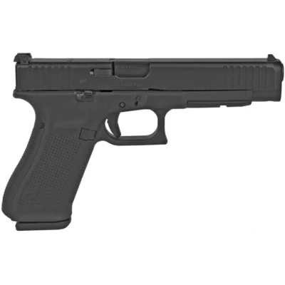 GLOCK 34 G34 GEN 5 HGA 9MM 5.32 IN BBL AS BLACK 4 LB TRIGGER 3/10RD MAGS FRONT SERRATIONS MOS