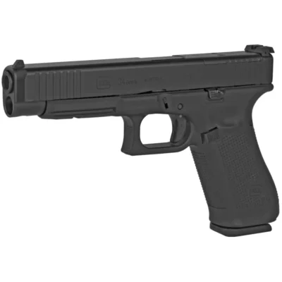 GLOCK 34 G34 GEN 5 HGA 9MM 5.32 IN BBL AS BLACK 4 LB TRIGGER 3/10RD MAGS FRONT SERRATIONS MOS - Image 2