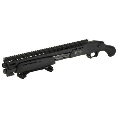 STANDARD MANUFACTURING SP-12 COMPACT  SGP 12GA  14.5IN BBL BLACK BIRDS HEAD GRIP FULL MLOK RAIL AMBI - Image 2