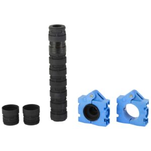 Q ERECTOR 22 LR MODULAR SUPPRESSOR  SS  BAFFLE 1/2-28 MOUNT .99IN OD X 7.6IN L BLACK ANODIZED