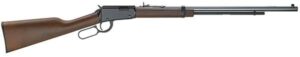HENRY FRONTIER LEVER ACTION RIFLE RIL 22 WMR 24 IN OCT BBL BLUE/ WALNUT 12 RD