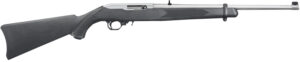 Ruger 1256 10/22 Carbine Full Size 22 LR 10+1 18.50" Satin Stainless Steel Barrel, Drilled & Tapped Receiver,  Black Synthetic Fixed Stock, Right Hand