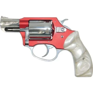 CHARTER ARMS CHIC LADY HGR 38 SPC 2" BBL RED ANODIZED FRAME WHITE GRIPS FIXED SIGHTS 5/RD