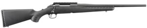 Ruger 6907 American Compact 308 Win 4+1 18" Matte Black Steel Barrel, Matte Black Steel Receiver w/Picatinny Rail, Black Fixed Synthetic Stock, Right Hand