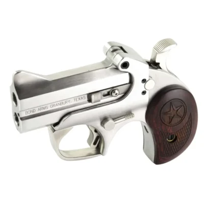BOND ARMS TEXAS DEFENDER HGD 357/38 3 IN O/U SATIN FINISH BBL SS FRAME TRIGGER GUARD RWOOD GRIPS - Image 2