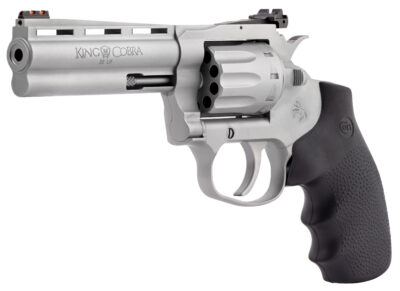 CLT KING COBRA 22LR 4.25 MATTE SS HOGUE 10RD BLEM