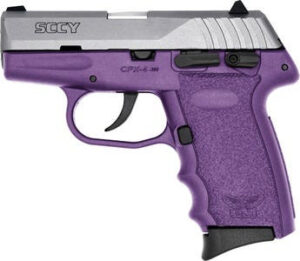 SCCY CPX-4TTPU .380 ACP 2.96" 10+1 DAO Stainless/Purple