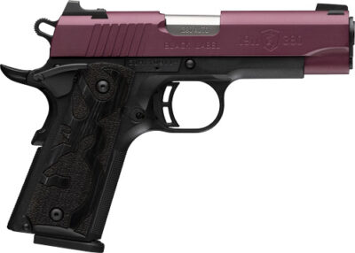 BROWNING 1911-380 BLACK LABEL - 380ACP 3.58"CMP 8RD BLK CHRY