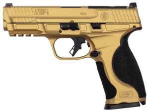 S&W M&P9 M2.0 METAL 9MM 4.25" - 10-SHOT GOLD CERAKOTE